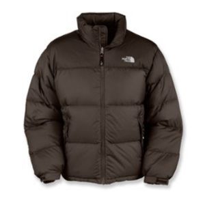 Brown North Face Women’s Nuptuse Puffer Coat